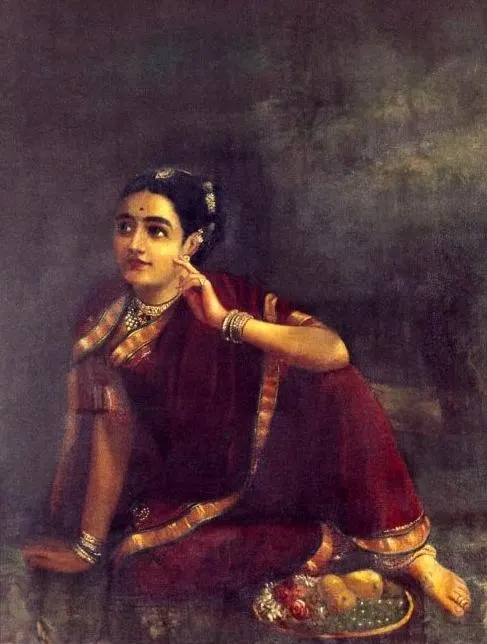 Radha Waiting for Krishna, Raja Ravi Varma